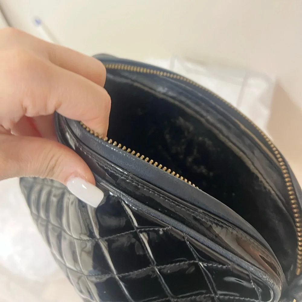 Chanel Black Camera Bag with Quilted Design. - Picture 8 of 10